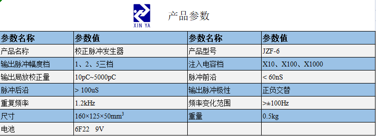 JZF-6校正脉冲发生器 参数图 1