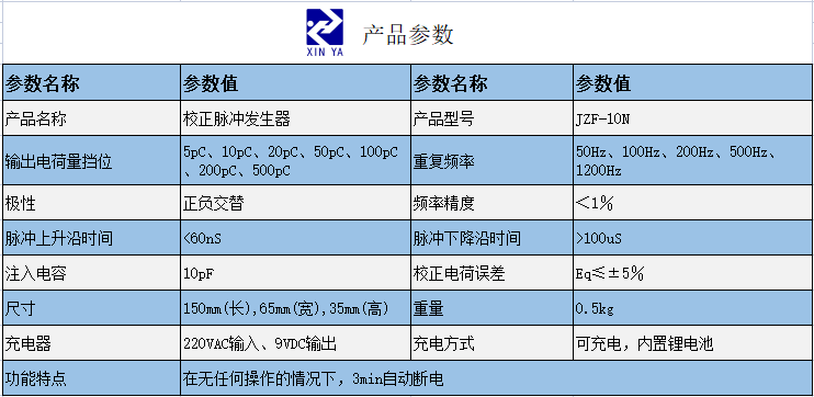 JZF-10N数字式校正脉冲发生器 参数图 1
